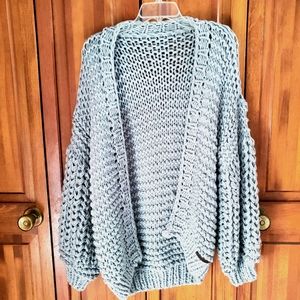 Chunky knit cardigan